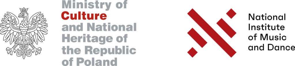 Ministry of Culture and National Heritage and National Institute of Music and Dance logos